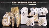 Custom Soccer Uniform Package with Warmup Suit Cinch Bag and Book Bag