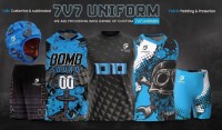 High Quality Custom Flag and 7v7 Football Uniform Package